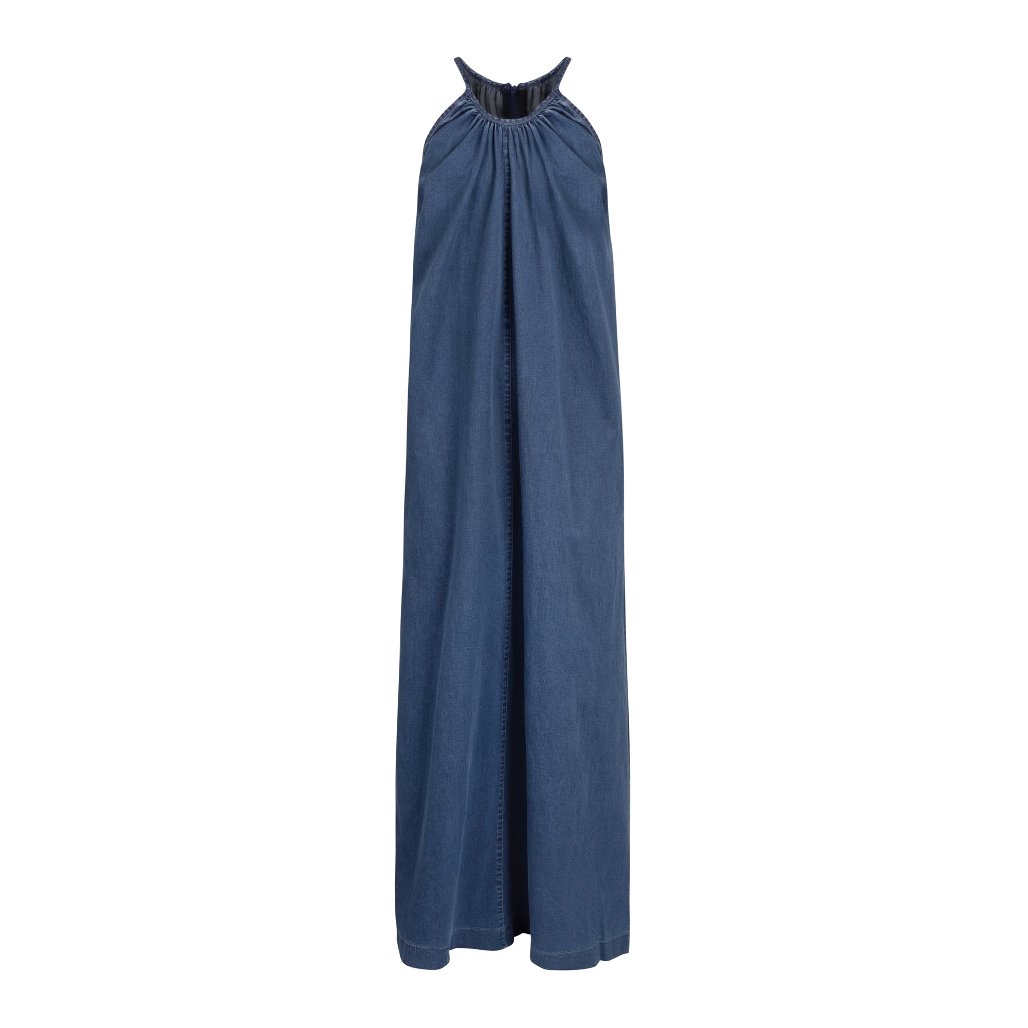 dark blue jumper dress & Other Stories wool knitted mini jumper dress with cinch waist in dark blue