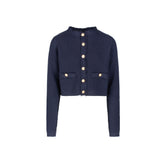 DAHLIA KNIT CARDIGAN - NAVY