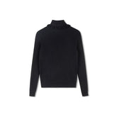ROSA RIB BLACK TURTLENECK
