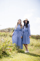 KAREN RICKRACK MAXI DRESS LONG