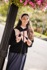 ELODIE BOW HOODIE