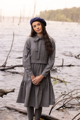 EMILY DRESS GREY