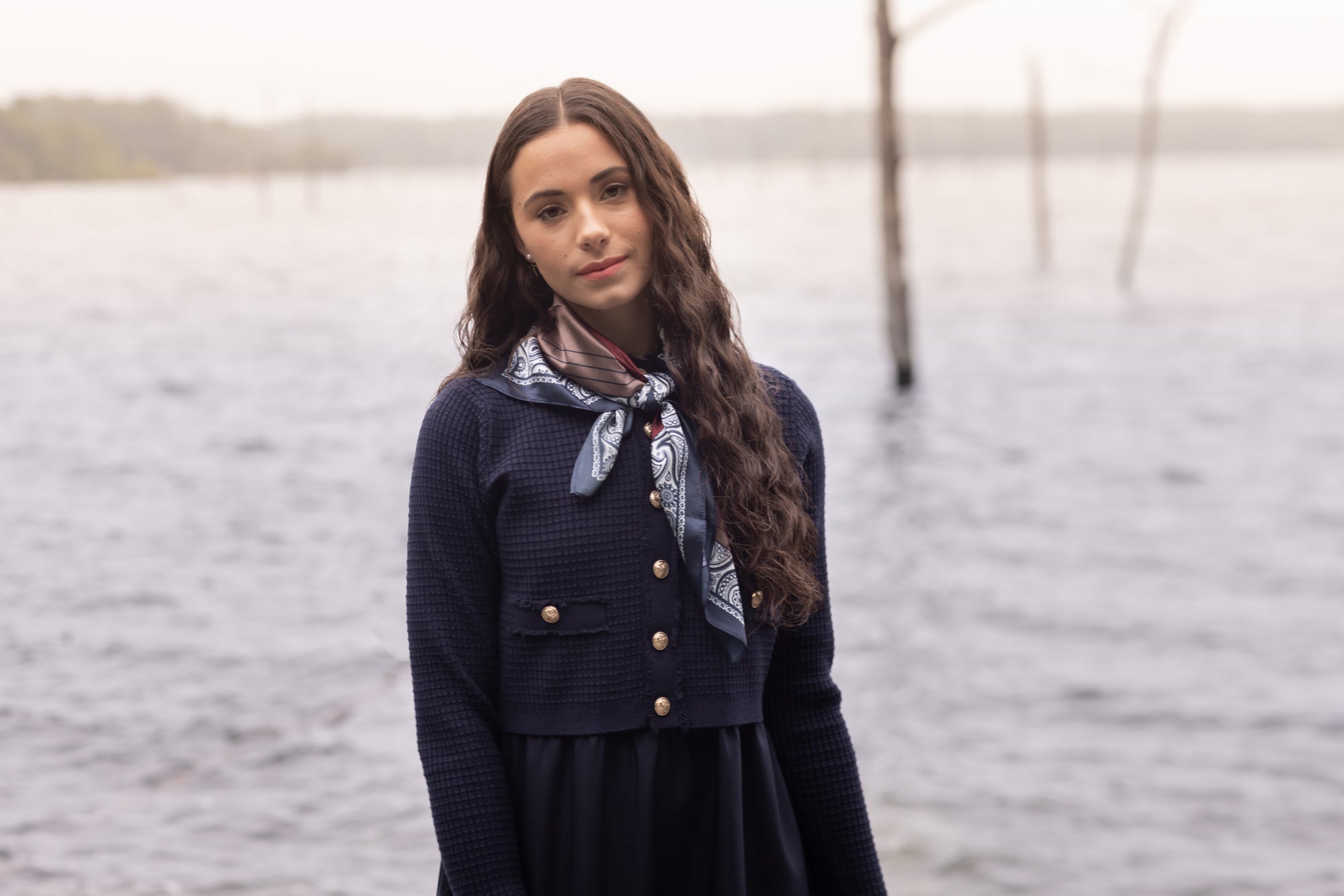 DAHLIA KNIT CARDIGAN - NAVY