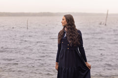 DAHLIA KNIT CARDIGAN - NAVY
