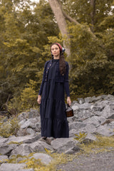 HAZEL NAVY MAXI