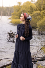 HAZEL NAVY MAXI