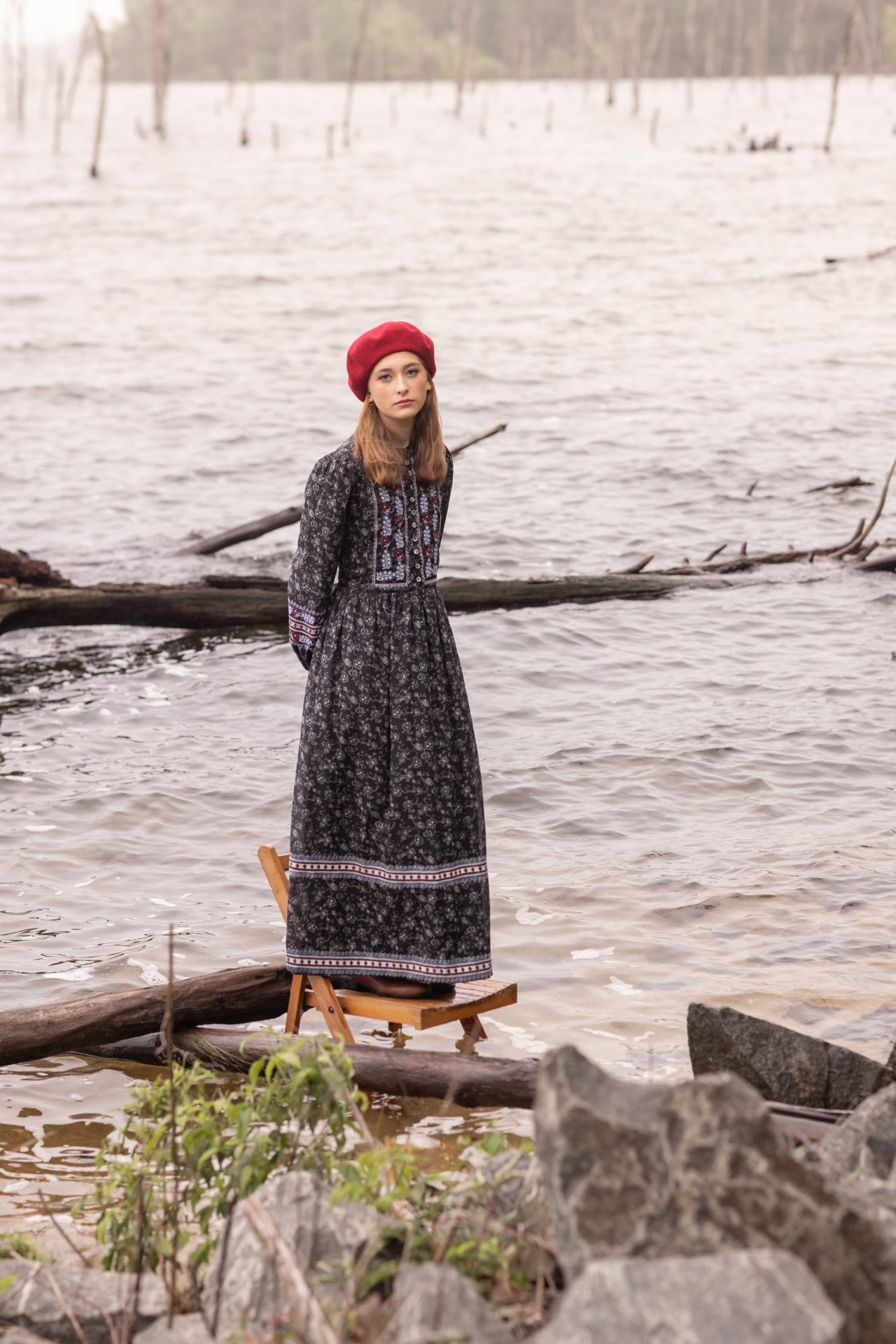 QUINN EMBROIDERED DRESS