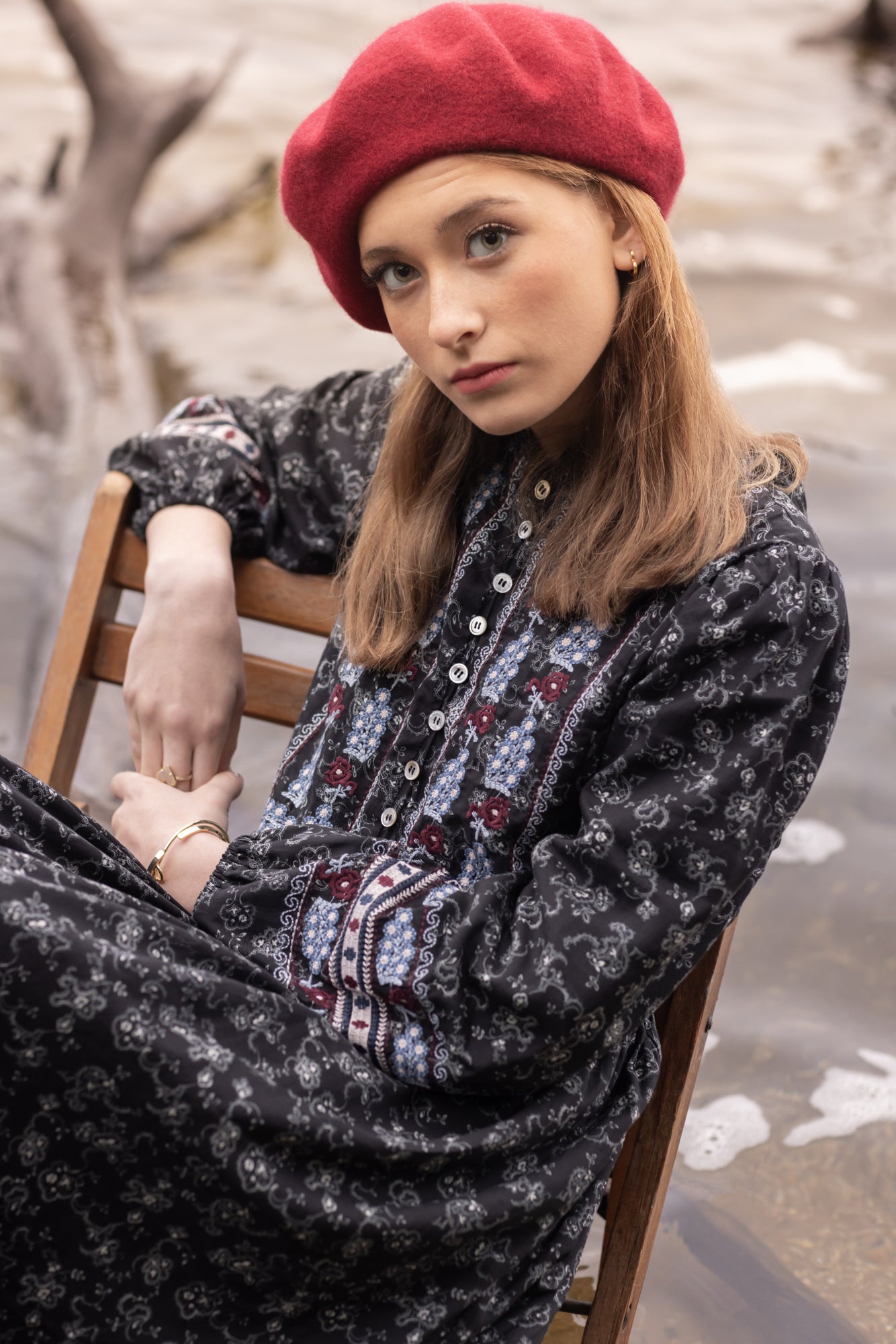 QUINN EMBROIDERED DRESS