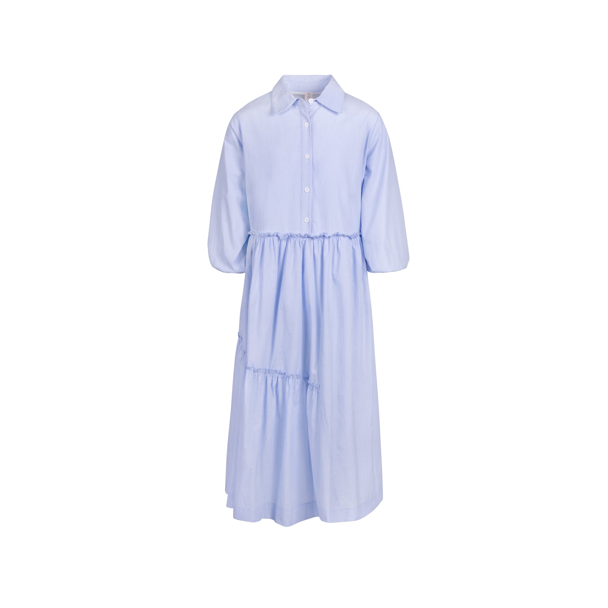 Amelia Blue Pinstripe Dress – Poet Teen