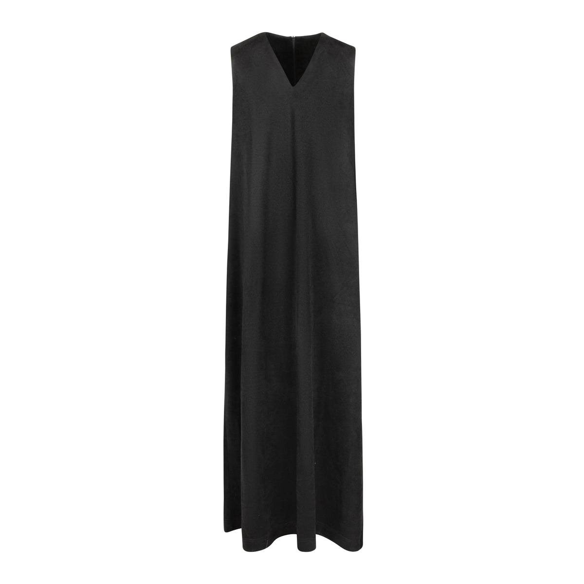SUE SUEDE V NECK MAXI
