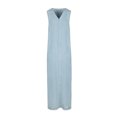 ARIA LIGHT BLUE VNECK MAXI
