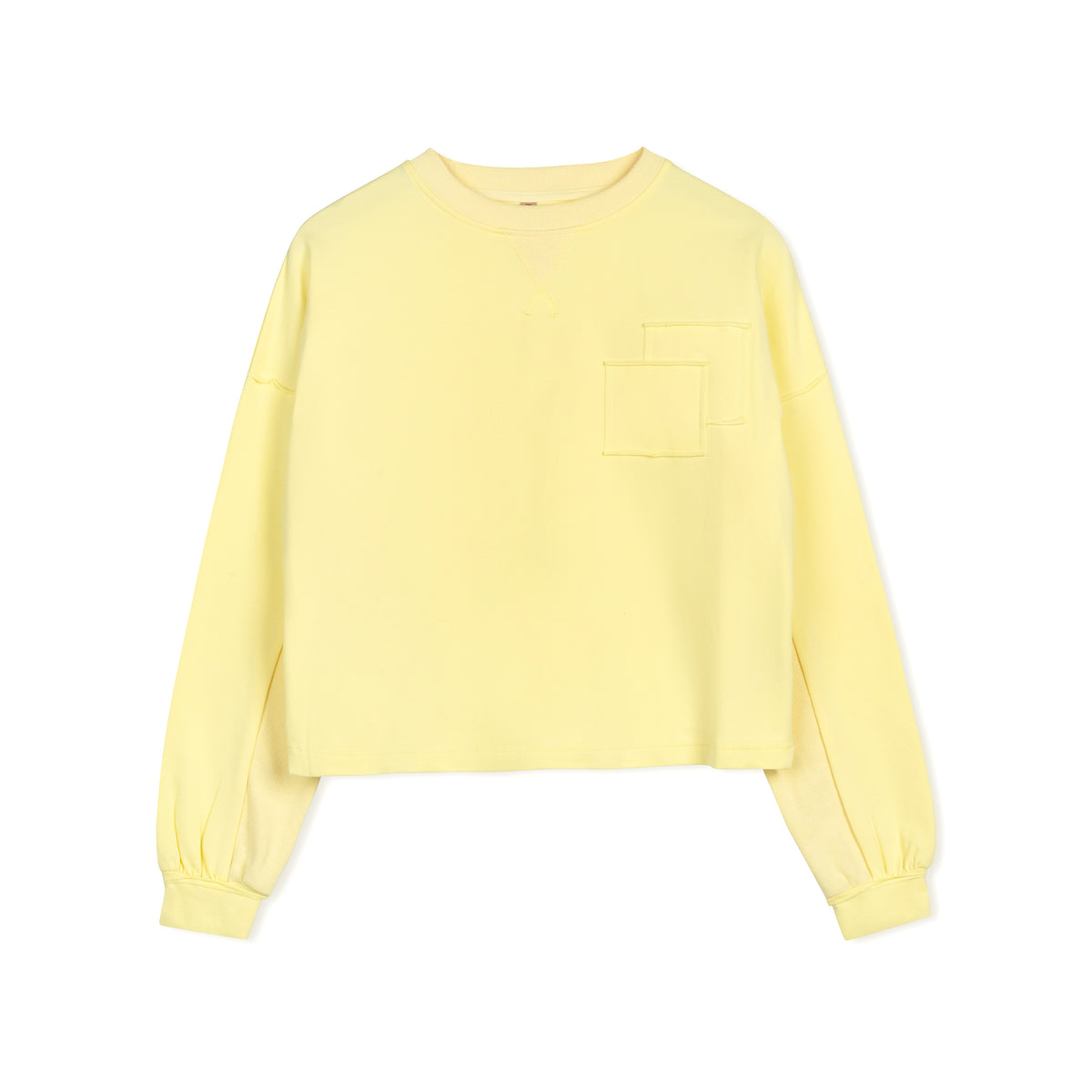 AMY VNECK YELLOW TEE
