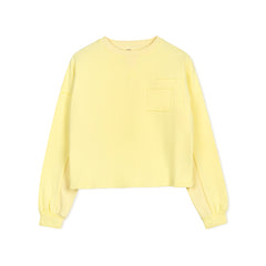 AMY VNECK YELLOW TEE