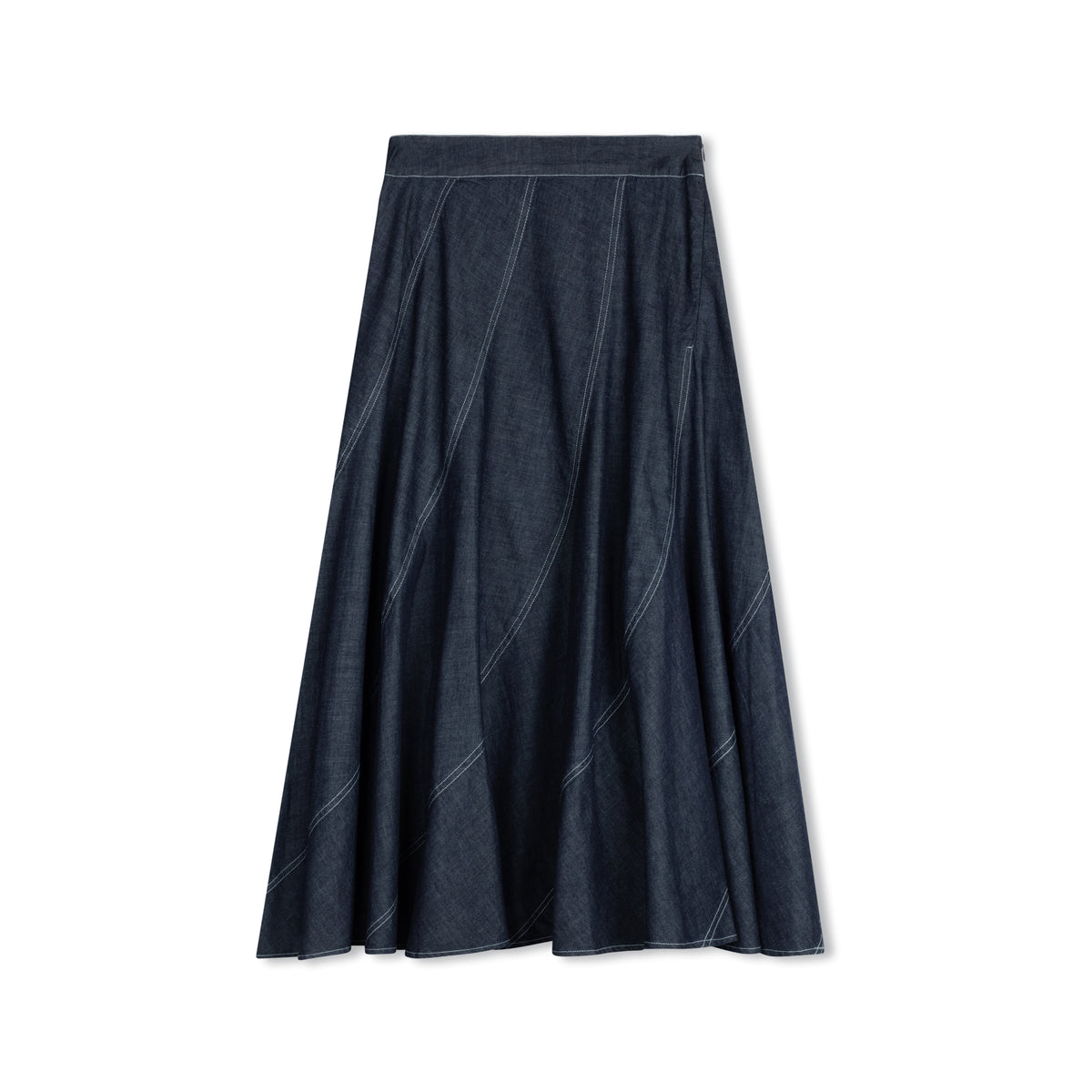 SCALLOP PANEL SKIRT